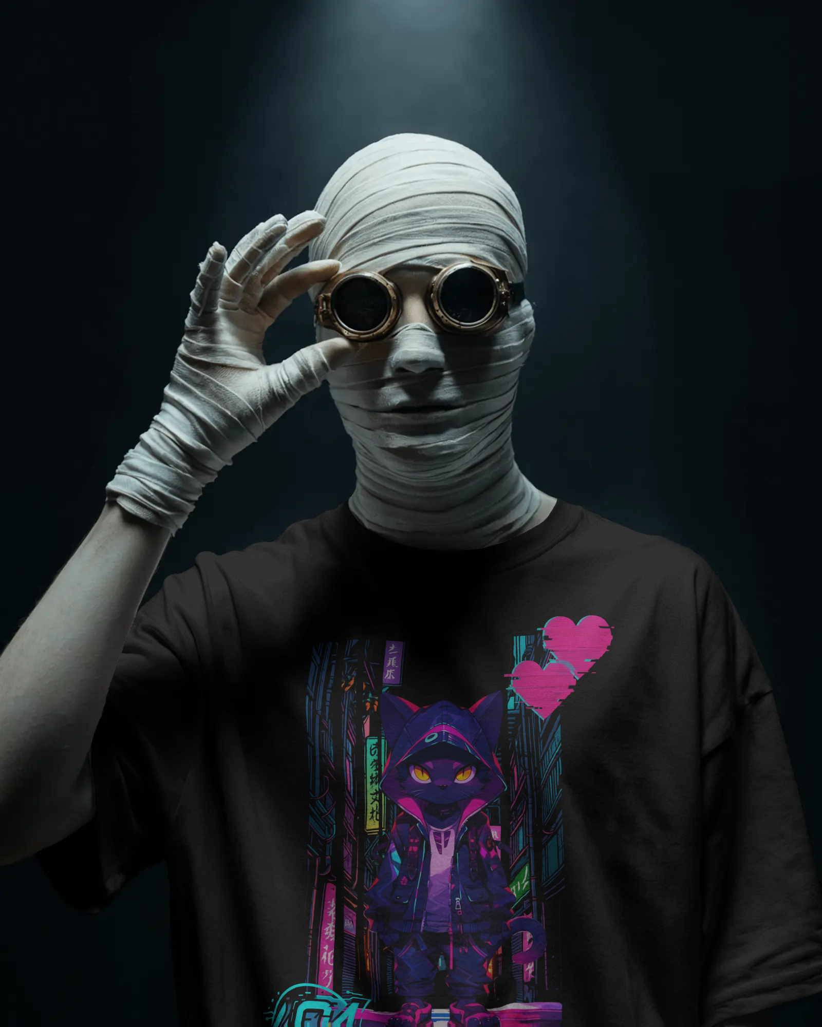 404NF - 011: Neon Cat